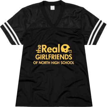 Real Football Girlfriends Junior Fit Augusta Replica Football Jersey