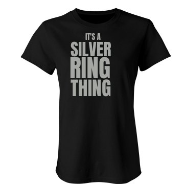 A Silver Ring Thing Junior Fit American Apparel Fine Jersey Tee