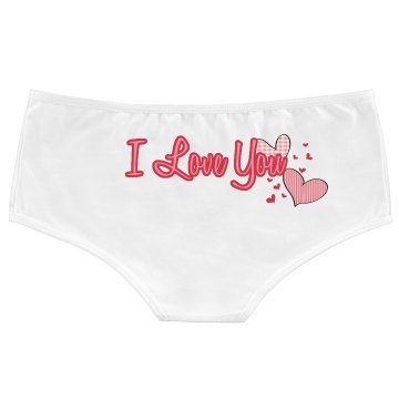 Sexy Valentine Hot Shorts Bella White Basic Hotshort