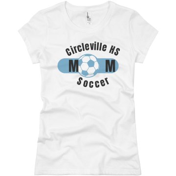 Circleville Soccer Mom  Junior Fit Basic Bella Favorite Tee