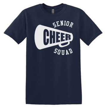 Powderpuff Senior Cheer Unisex Gildan Heavy Cotton Crew Neck Tee