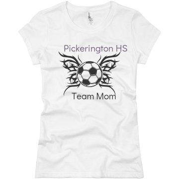 Pickerington Soccer Mom Junior Fit Basic Bella Favorite Tee