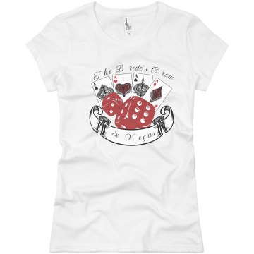 Bride's Crew Bachelorette Junior Fit Basic Bella Favorite Tee