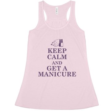 Get A Manicure Misses Bella Flowy Lightweight Tank