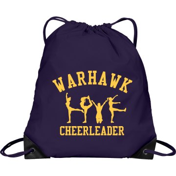 Cheerleading Love Port & Company Drawstring Cinch Bag