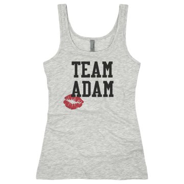 Team Adam Junior Fit Basic Bella 2x1 Rib Tank Top