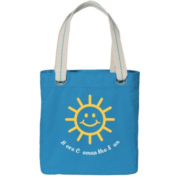 Here Comes the Sun Port Authority Color Canvas Tote
