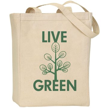 Live Green Liberty Bags Canvas Tote