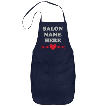Love Hair Salon Apron Port Authority Adjustable Full Length Apron