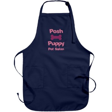 Custom Pet Salon Apron Port Authority Adjustable Full Length Apron