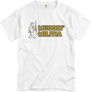 Muddin' Militia Unisex Basic Gildan Heavy Cotton Crew Neck Tee
