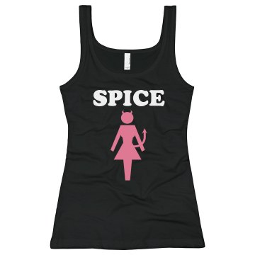 Spice Best Friends Junior Fit Bella Sheer Longer Length Rib Strap Tank Top