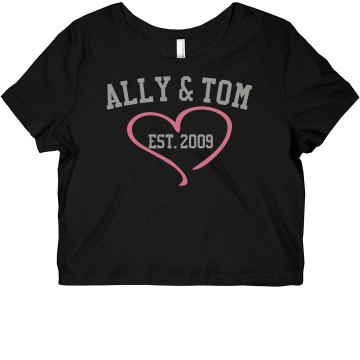 Ally & Tom Junior Fit Bella Sheer Longer Length Scoopneck Tee