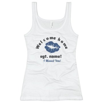 welcome home sgt. smith Bella Junior Fit Camisole