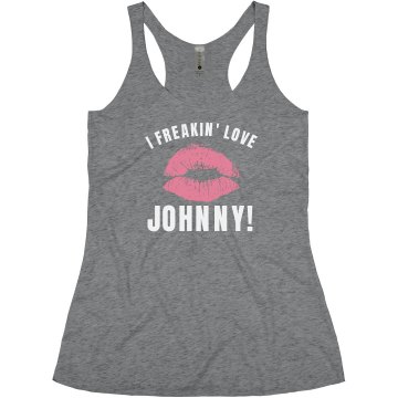 I Freakin' Love Junior Fit Bella Slit V-Neck Tee