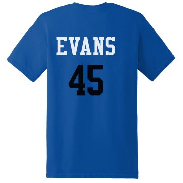 Comets w/ Name & Number Unisex Gildan Heavy Cotton Crew Neck Tee