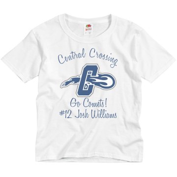 Go Comets! Youth Basic Gildan Ultra Cotton Crew Neck Tee