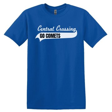 Go Comets Unisex Gildan Heavy Cotton Crew Neck Tee