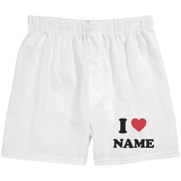 Custom Heart Boxers Unisex Robinson Boxer Shorts
