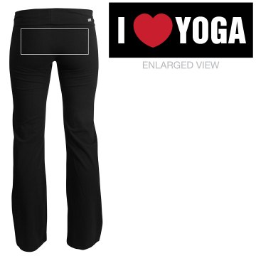 I Love Yoga Pant Junior Fit Soffe Yoga Pants