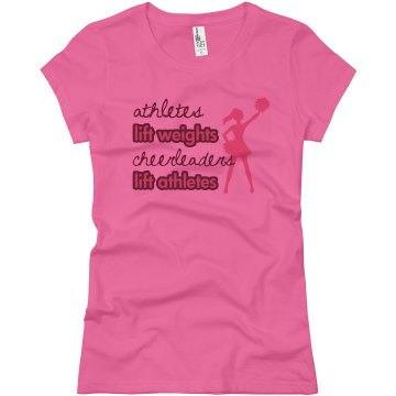 Cheerleaders & Athletes Junior Fit Basic Bella Favorite Tee