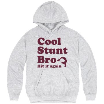 Cool Stunt Bro Unisex Hanes Ultimate Cotton Heavyweight Hoodie