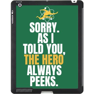 Sheldon Always Peeks Black iPad Smart Cover