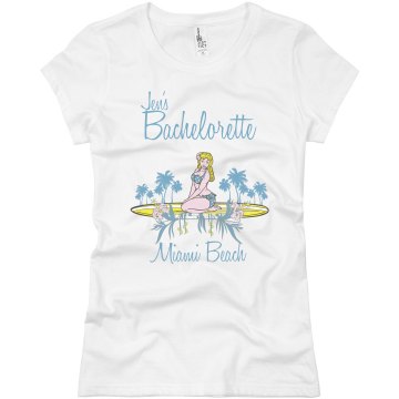 Jen's Bachelorette Junior Fit Basic Bella Favorite Tee