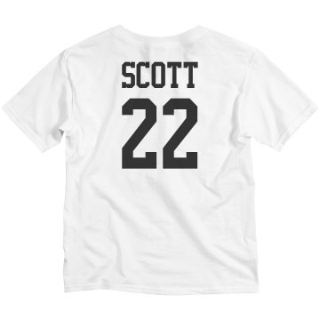 Youth Team Shirt w/ Back Youth Basic Gildan Ultra Cotton Crew Neck Tee