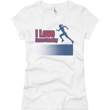 Love Cross Country Junior Fit Basic Bella Favorite Tee