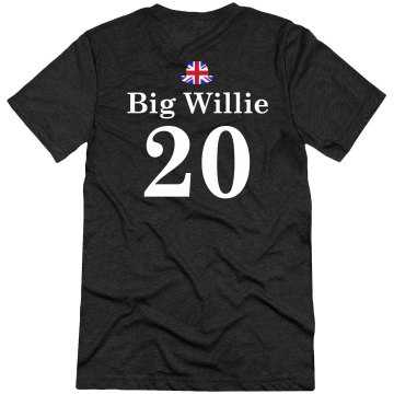 Big Willie UK Couple Tee Unisex Canvas Triblend Tee