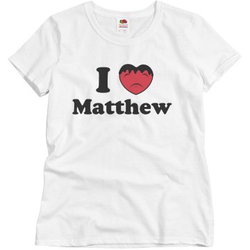 I Don't Love Matt Misses Relaxed Fit Basic Gildan Ultra Cotton Tee
