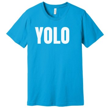 Circle Of YOLO Unisex Gildan Heavy Cotton Crew Neck Tee