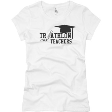 Triathlon Teachers Junior Fit Basic Bella Favorite Tee