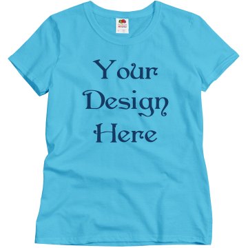 Design Your Own! Misses Relaxed Fit Basic Gildan Ultra Cotton Tee
