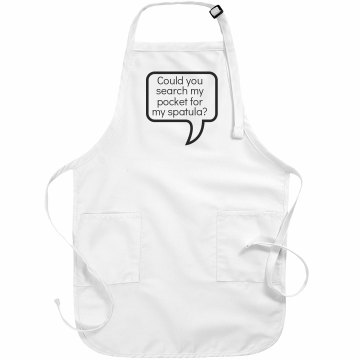 Spatula Apron Basic White Apron