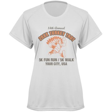 Thanksgiving Turkey Trot Paragon Women's Performance Tee