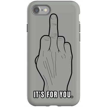 It's For You iPhone Rubber iPhone 4 & 4S Case Black