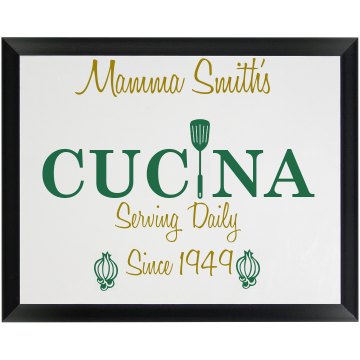 Cucina Plaque Wood Plaque