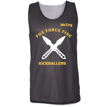 Fox Force Kickball w/Back Badger Sport Mesh Reversible Tank