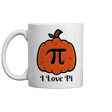 Pumpkin Pi And Coffee 11oz Ceramic Coffee Mug