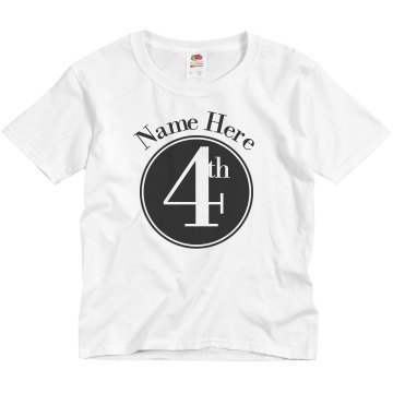 Monkey Grab Birthday Youth Basic Gildan Ultra Cotton Crew Neck Tee