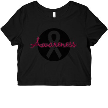 PInk Camo Heart Tee Misses Bella Flowy Boxy Lightweight Crop Tee
