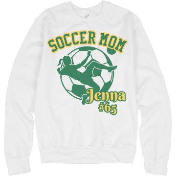 Soccer Mom Flag One-Sided Driver Side Car Flag