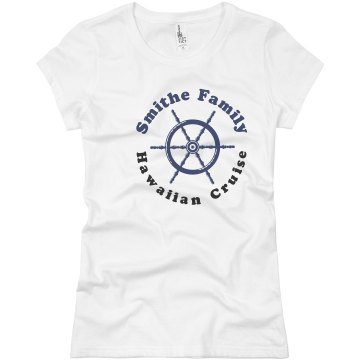 Smithe Family Cruise Junior Fit Basic Bella Favorite Tee