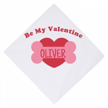 Be My Valentine Dog Bandana