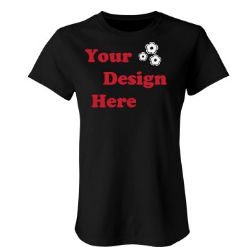 Your Design Here Junior Fit Bella Sheer Longer Length Rib Tee