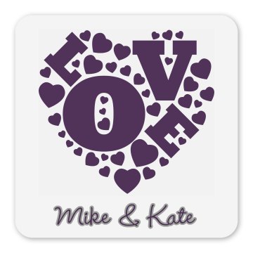 Love Magnet Square Magnet