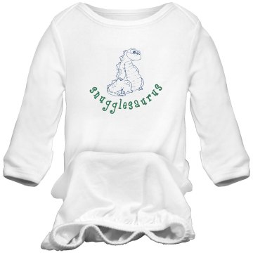 Snugglesaurus Infant Bella Baby 1x1 Rib Long Sleeve Sleeper