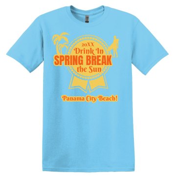 Blue Ribbon Spring Break Unisex Gildan Heavy Cotton Crew Neck Tee